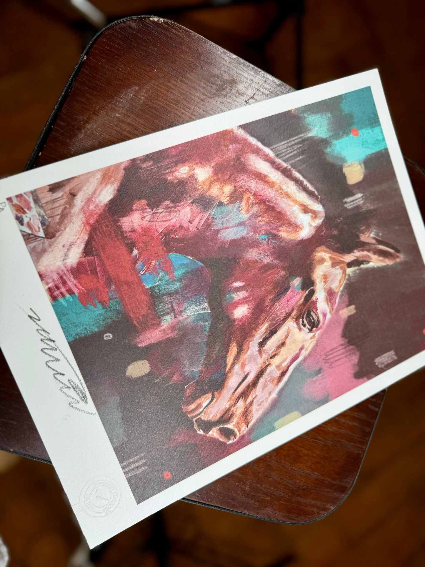 Giclée "Cabalgata hacia tu luz"