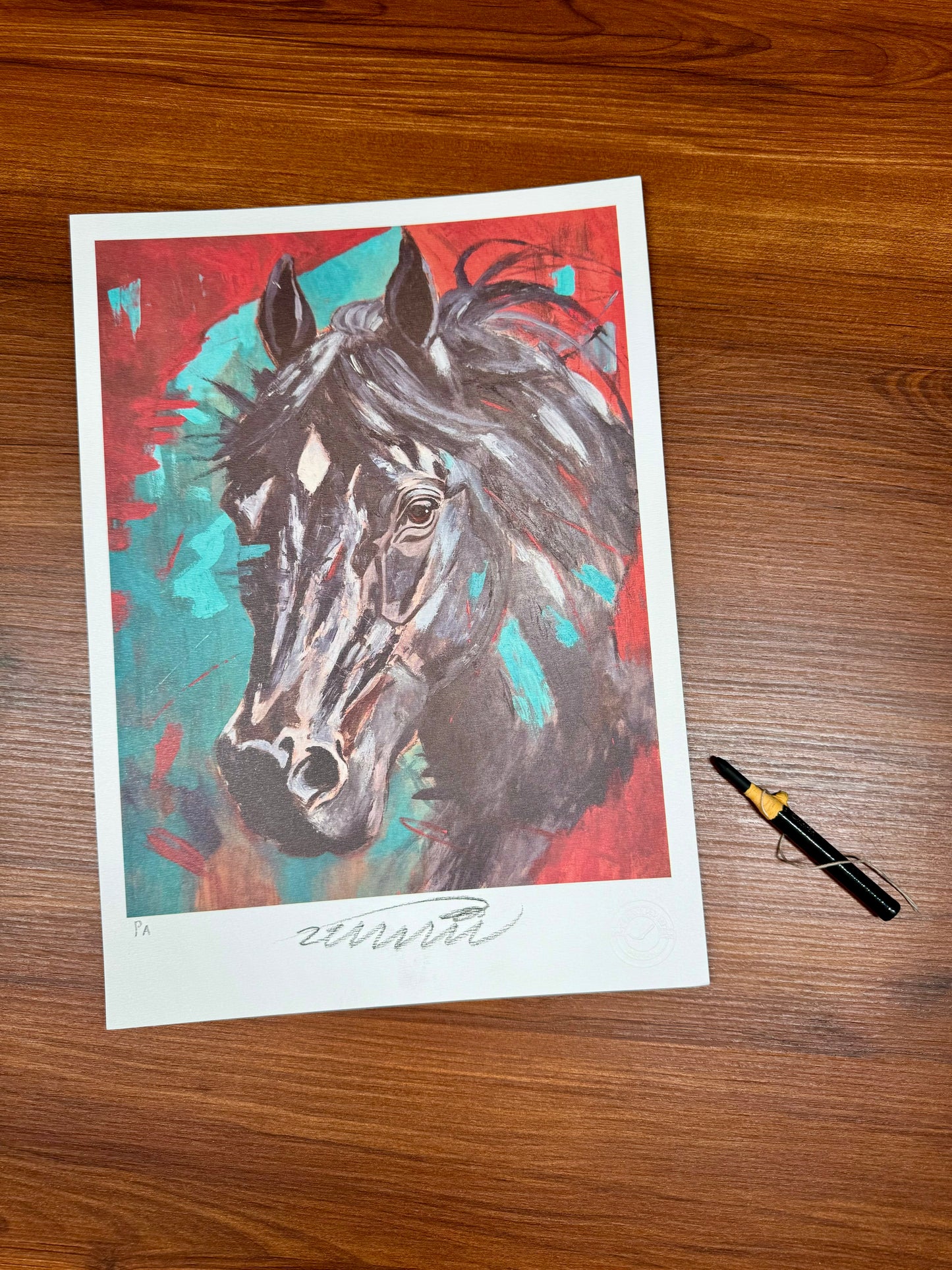 Giclée "Volvi con todos mis colores"