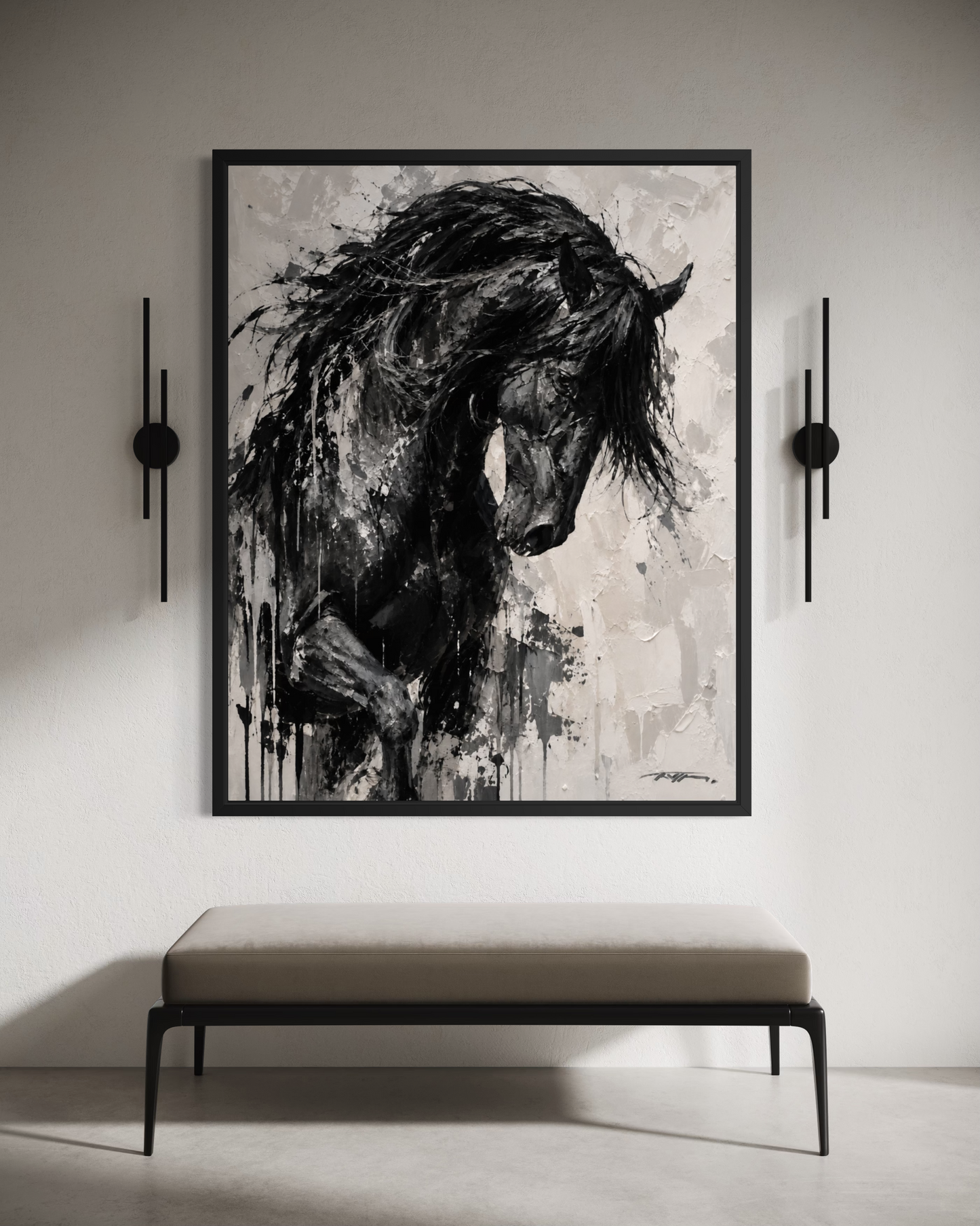 El galope interior | Oleo sobre tela