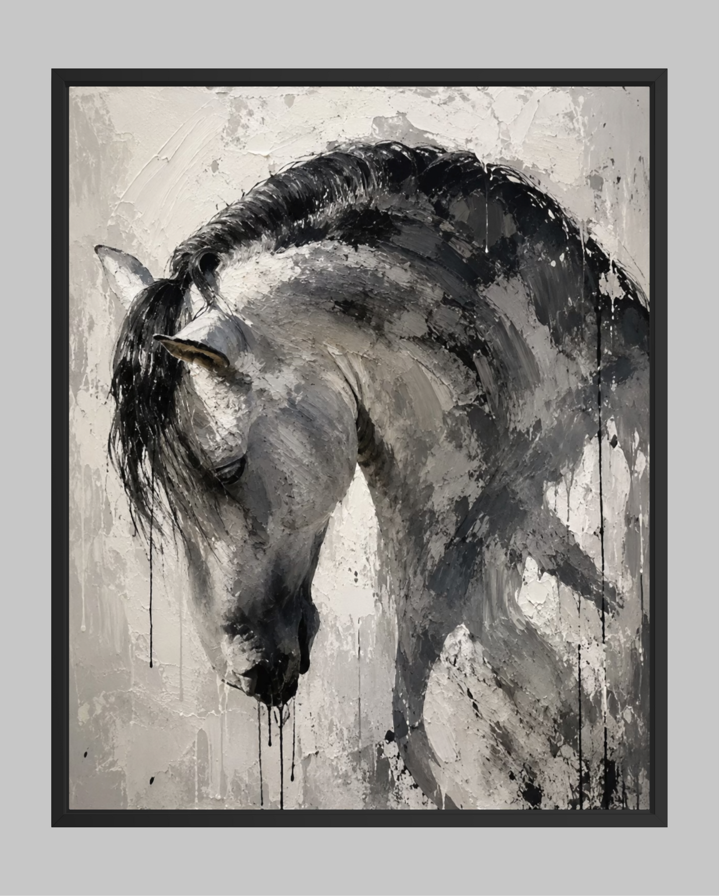 El caballo revela lo invisible | Oleo sobre tela