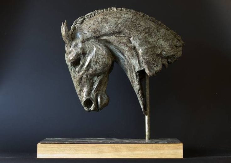 Escultura Ecuestre Poder Lusitano - Enrique Zervin Arte Ecuestre