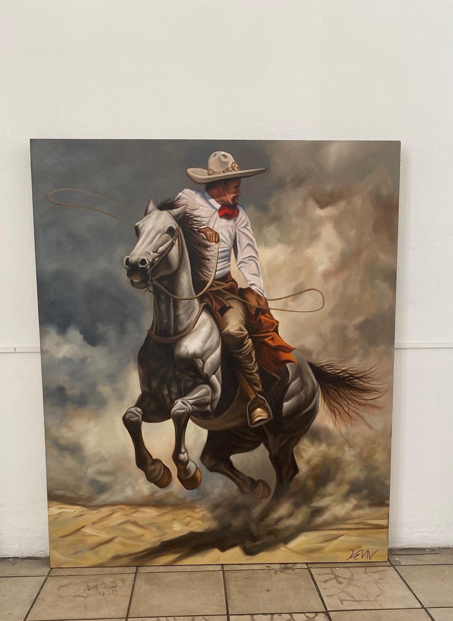 La grandeza del charro por Kevin Cabrera - Enrique Zervin Arte Ecuestre