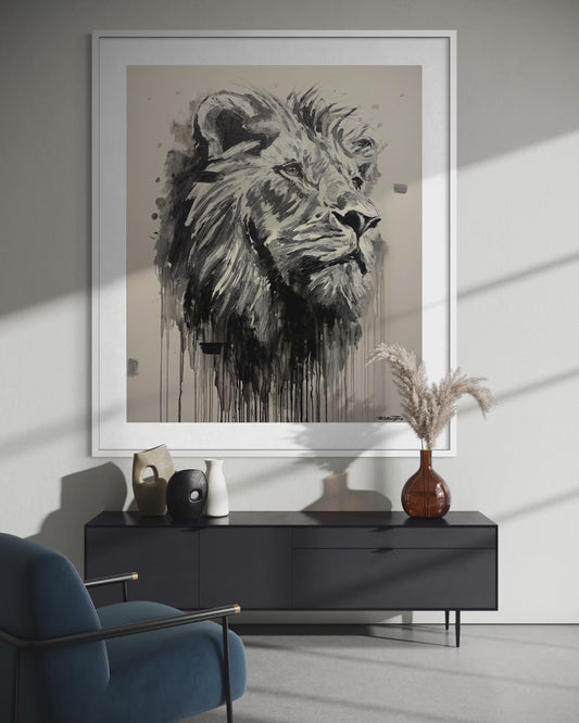 "Majestad" Litografia enmarcada